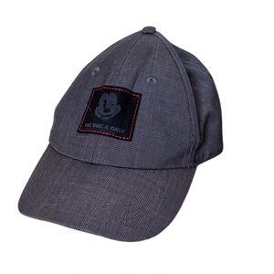 Disney Parks Gray Hat with a Vintage Mickey Mouse Patch